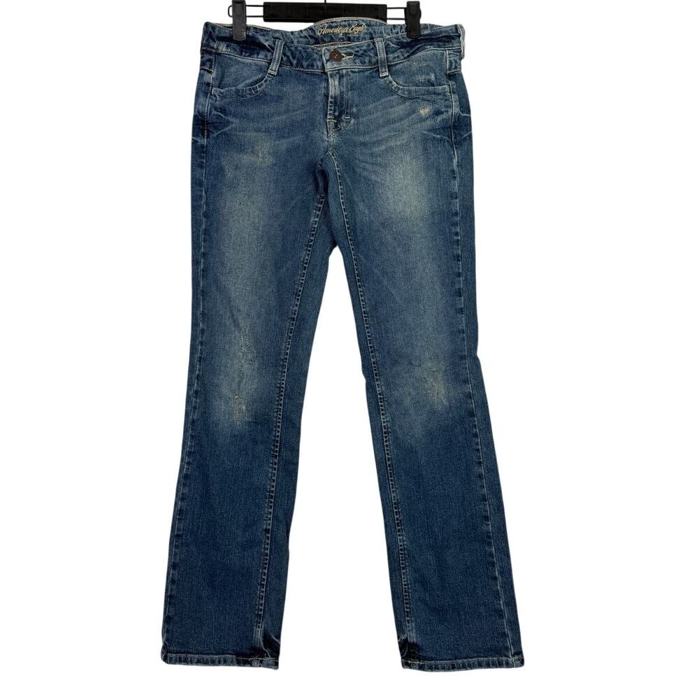 American Eagle Outfitters Women's Medium Wash Flared Jeans